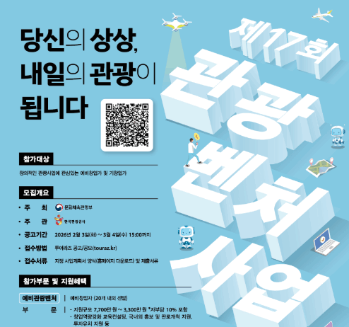 인공지능, 디지털 혁신 관광벤처 100개사 발굴·육성한다