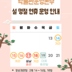 박물관과 함께하는 병오년 설 연휴!